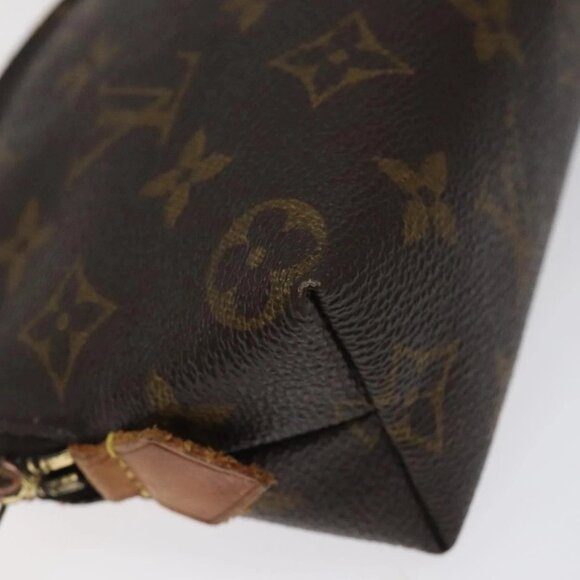 LOUIS VUITTON Monogram Pochette Cosmetic PM Pouch M43998 LV Auth 126341 - Picture 9 of 16